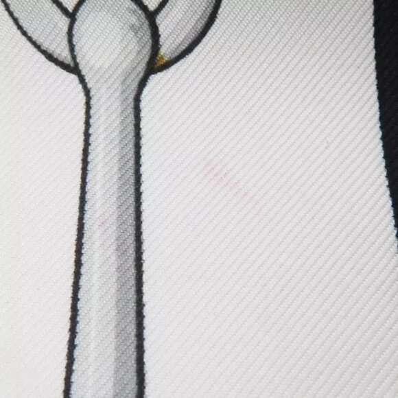 Auth HERMES Carre 90 Cliquetis Scarf Black/Gold/White Silk - e60123a - Picture 5 of 8